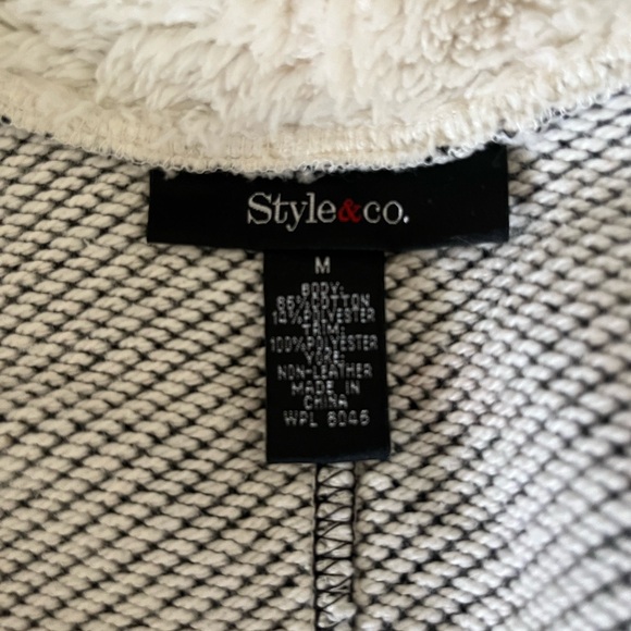 Style & Co. Black and White Sweater - Picture 2 of 5